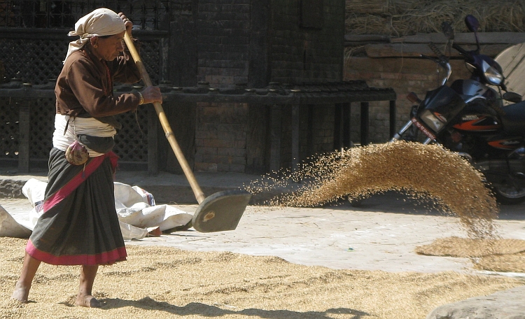 Woman in Bhaktapur