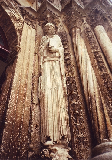 The Cathedral of Avallon (detail), Bourgogne