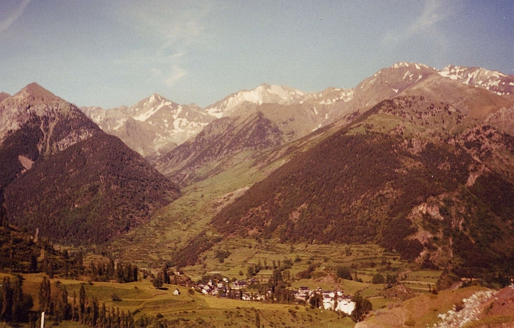 The southside of the Col du Pourtalet, Spanish Pyrenees