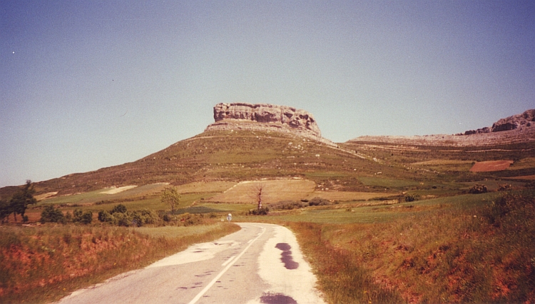 Wildwest landschappen bij Humada, Castilla