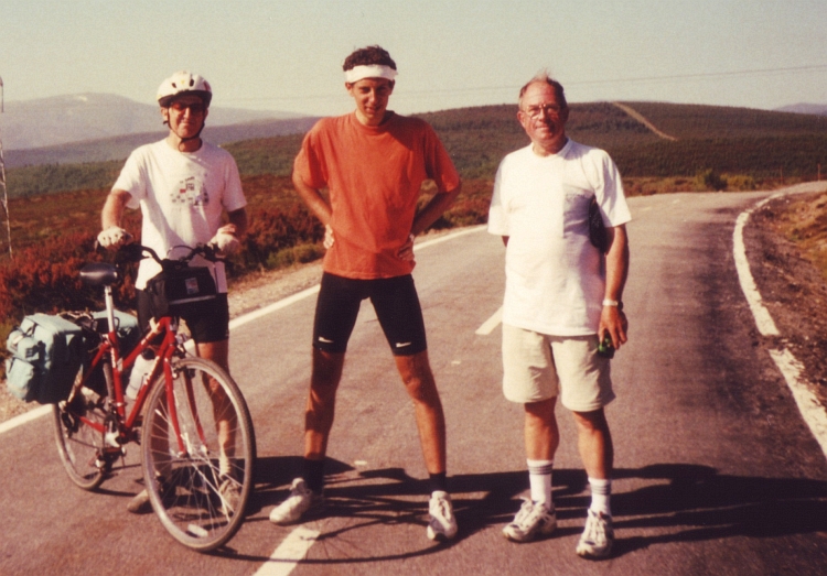 André, Kristel and I in the Montes de León