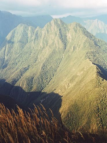 View from the last pass, Inca Trail