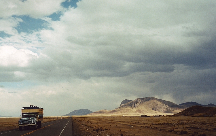 Dark clouds gathering over the Altiplano